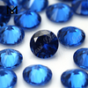 Pierre de saphir synthétique bleu clair spinelle #119 taille brillante ronde de Chine