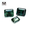 Diamant moissanite vert Prix d\'usine Pierres précieuses en vrac Octogone Taille émeraude
