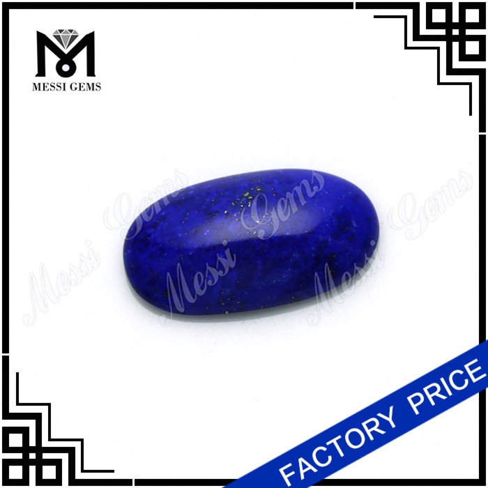 perle cabochon ovale pour bijoux naturel précieux Lapis lazuli