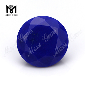 Pierres de lapis-lazuli naturelles de 10 mm taillées en rond en provenance de Chine