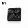 Forme carrée noire de pierre de Druzy Druzy naturel de la forme 12x12mm pour des bijoux