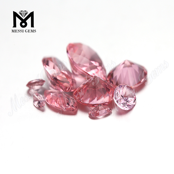 Nano pierre synthétique rose nanosital résistante à la chaleur pour bijoux