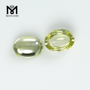 6x8mm cabochon ovale coupe olive cz pierres de zircone cubique en vrac