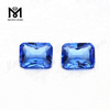 Vente en gros en vrac 6 x 8 mm octogone bleu hydro quartz