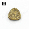 Vente en gros de pierres précieuses d\'agate druzy naturelle en or taillé en billions
