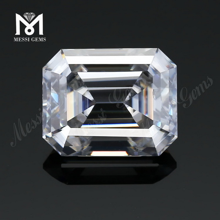 Prix ​​d\'usine moissanite diamant en gros 8x6mm DEF blanc émeraude coupe Moissanites