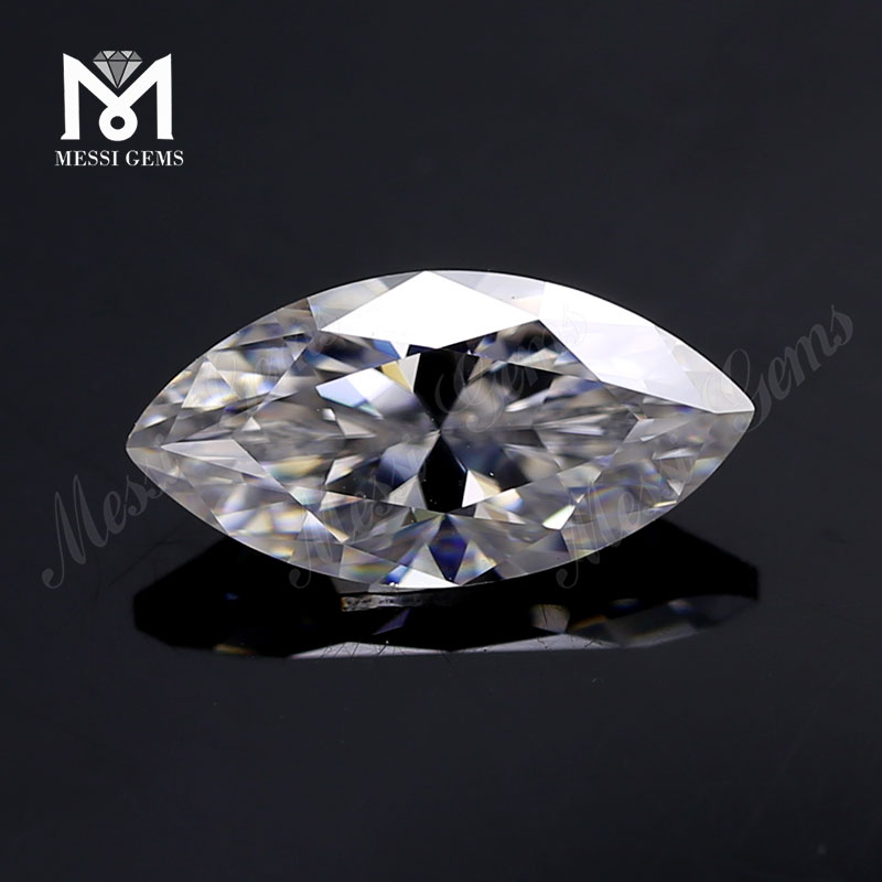 Forme de marquise brillante en vrac d\'usine def diamant moissanites