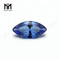 Forme de marquise en vrac # A472 Pierre précieuse nanosital bleue