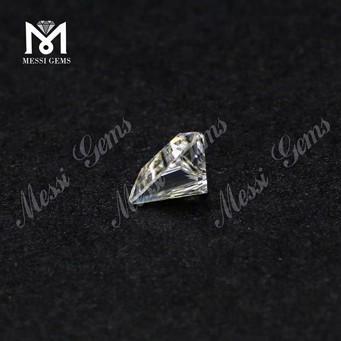 Moissanites en diamant 3x3 en forme de triangle pour bague, Stock d\'usine