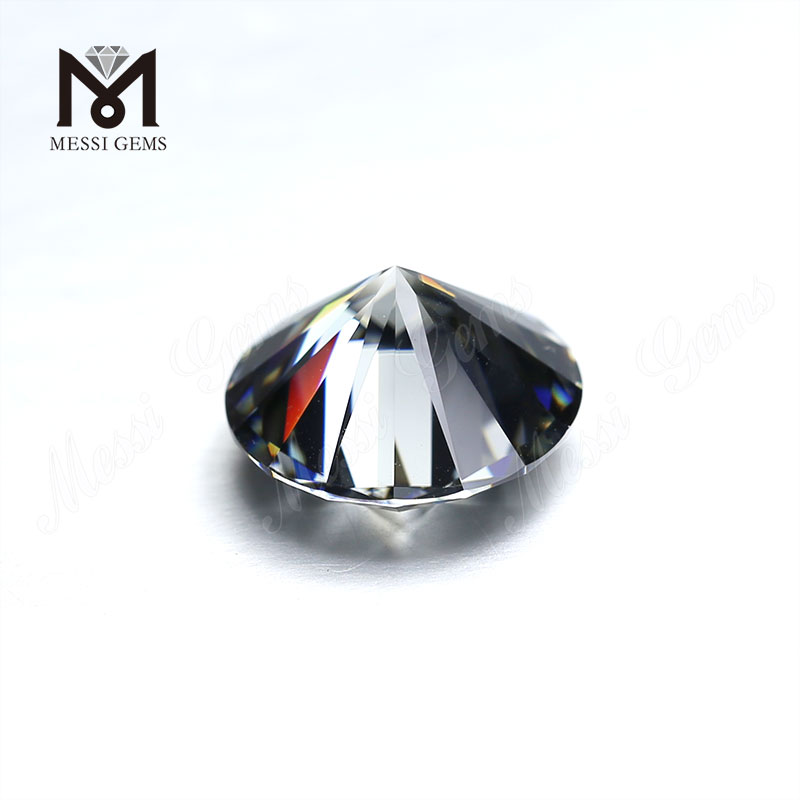 Diamant de moissanite en gros de haute qualité DEF gris 3.7mm-4.0mm pierre de moissanite