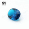 Vente en gros de pierres précieuses en verre bleu concave synthétique 15x20