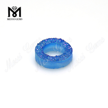 pierres drusy bleues géode druzy pierres naturelles pour la fabrication de bijoux