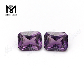 taille octogone # 46 pierres d'alexandrite synthétiques à changement de couleur alex