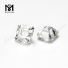 Pierre de diamant Moissanite blanche synthétique taille Asscher de 1 carat