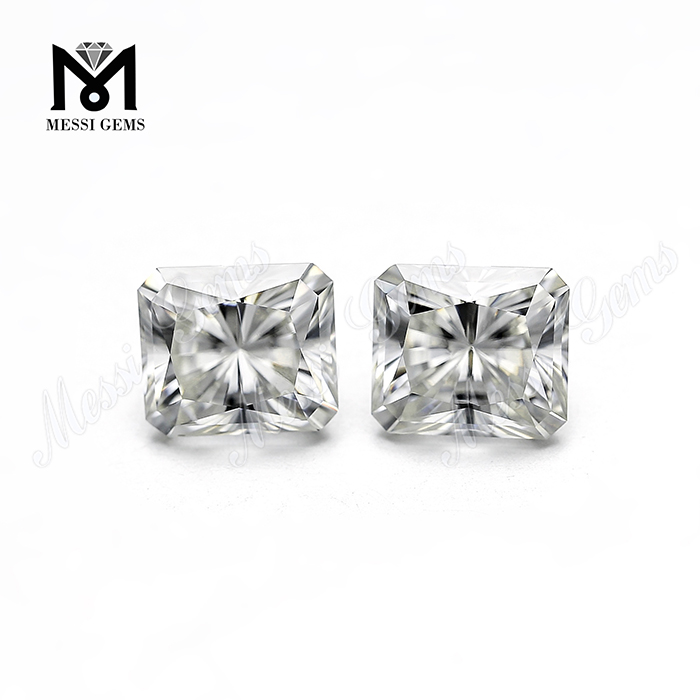 Diamant de moissanite en gros Moissanites blanches, Moissanites en vrac de forme octogonale de 6x9mm