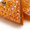 Pierres précieuses d\'agate Druzy naturelles de couleur ambre Triangle lâche 12 * 12mm