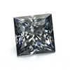 Prix ​​de gros DEF Brilliant Square Cut Loose Colored Grey synthétique prix du diamant moissanite par carat