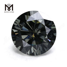 vente en gros diamant moissanite rond 11mm prix de la pierre lâche moissanite synthétique grise
