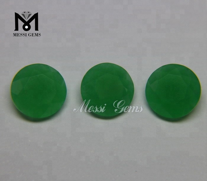 Nouvelle mode pierres précieuses en vrac rondes quartz vert jade