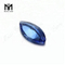Forme de marquise en vrac # A472 Pierre précieuse nanosital bleue