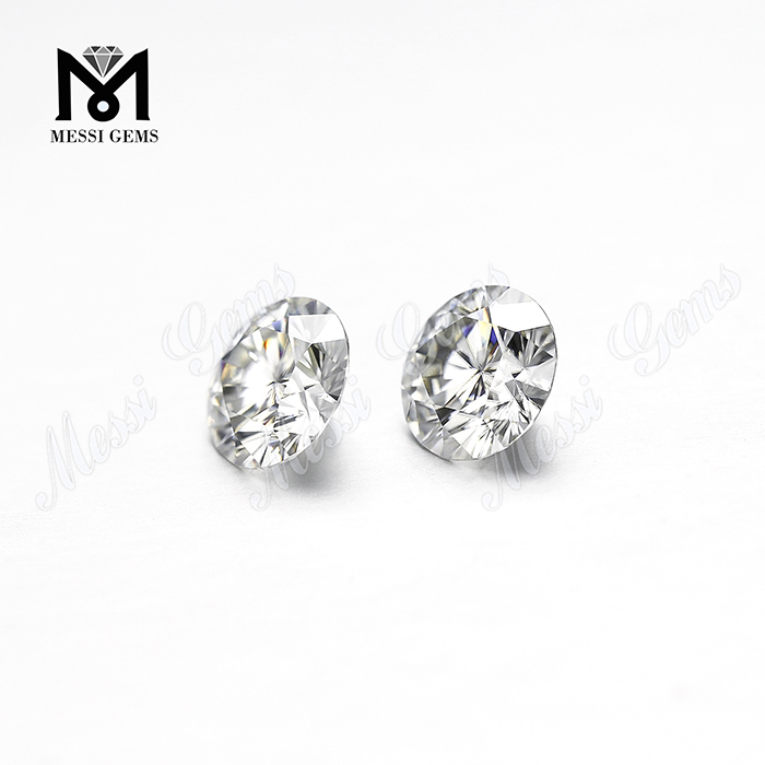 Diamant moissanite de 1 carat de forme ronde 6,5 mm 