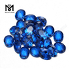 vente en gros usine bleu nano lâche ovale 8x10mm nano pierre