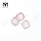 Pierre précieuse naturelle de quartz rose coussin à facettes de bonne qualité de 8 mm
