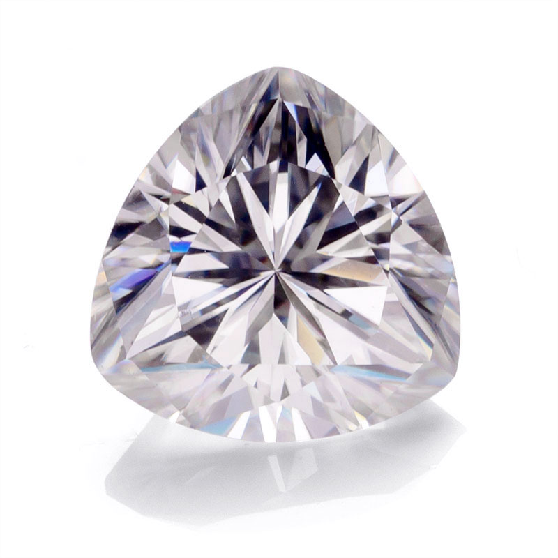 Trillion cut DEF Blanc couleur VVS1 clarté diamant moissanite en vrac avec prix d\'usine