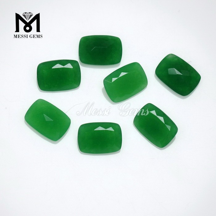Quartz Vert Coussin 10 x 14 mm Jade en vrac à facettes