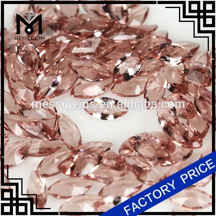 Morganite Marquise gemmes pierre cristal verre pierre