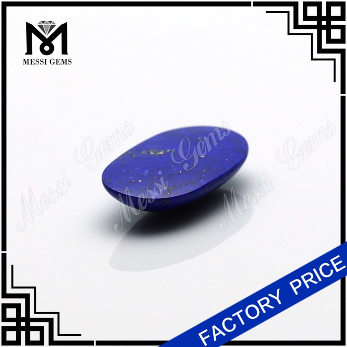 perle cabochon ovale pour bijoux naturel précieux Lapis lazuli