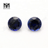 pierres de saphir synthétique corindon bleu #34 taille diamant rond