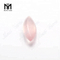 Forme de cabochon Marquise 10 * 19mm Pierres précieuses de quartz rose naturel