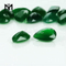 Pierre précieuse de jade vert naturel taillée en poire à facettes