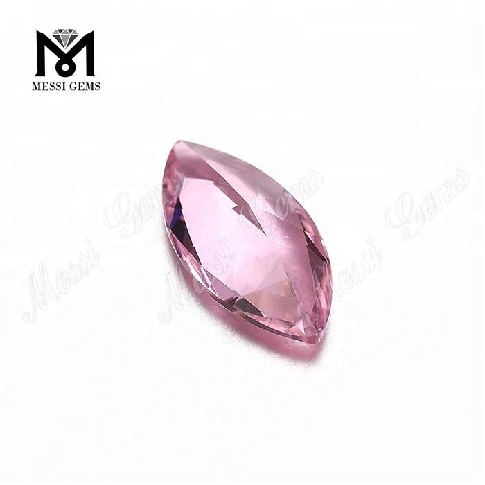 Vente en gros Marquise Cut # A1255 Pierre de cristal Nanosital rose à couleur changeante