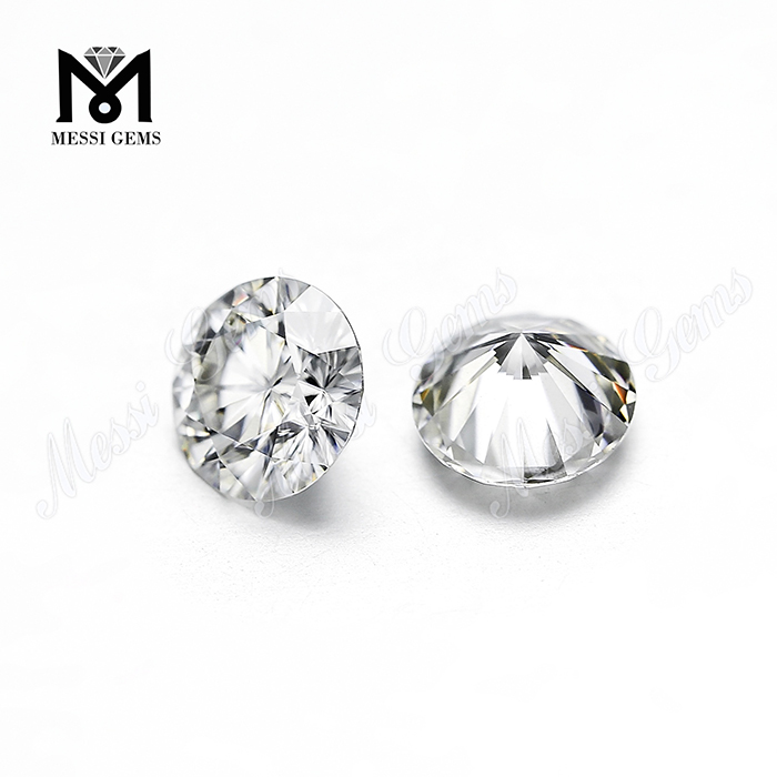 Diamant moissanite de 1 carat de forme ronde 6,5 mm 