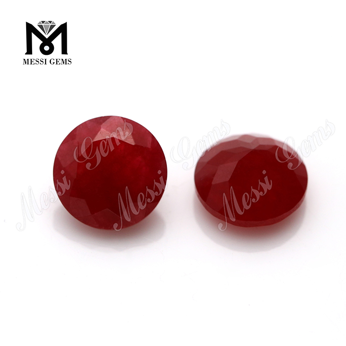 Prix ​​de gros d\'usine Perles de pierres précieuses Agate rouge ronde naturelle