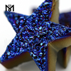 Fashion Druzy Star-5 Pierre précieuse d\'agate Druzy bleu foncé