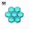 prix d\'usine 10 * 10 gemmes en vrac en verre synthétique de forme hexagonale
