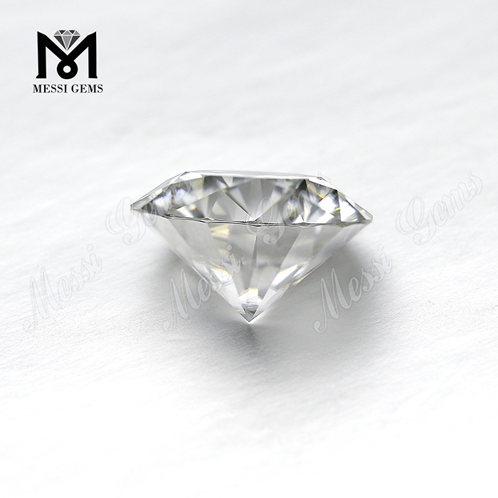 Diamant brillant moissanite Round Cut Moissanites 9.0mm DEF Couleur