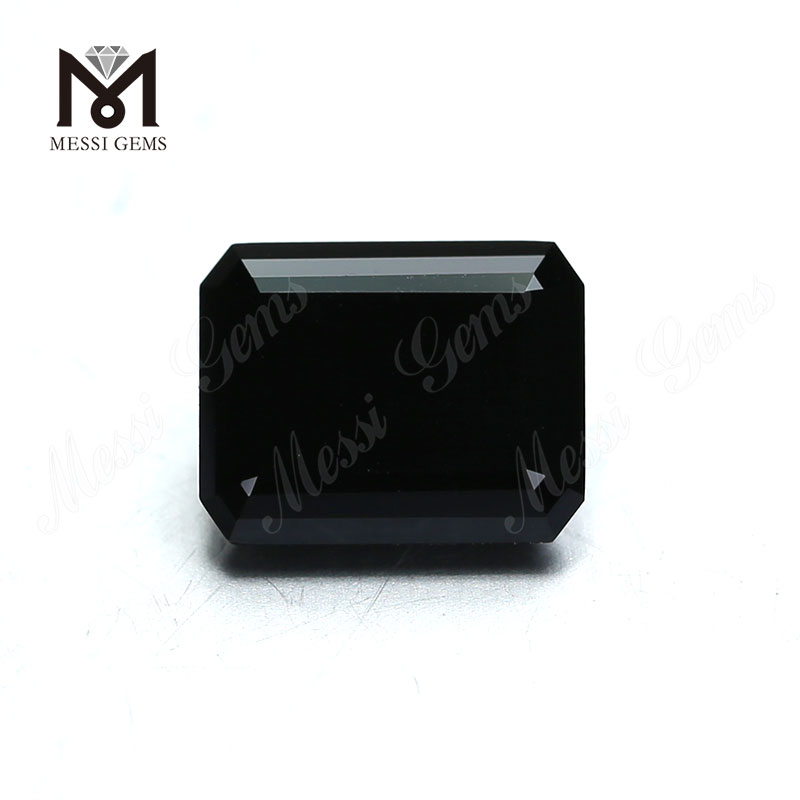 Lâche prix d\'usine octogone coupe moissanite diamant prix pierre précieuse moissanites noires pour bague