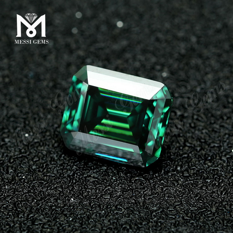 Pierres précieuses en vrac créées en laboratoire, prix par carat, diamant moissanite vert octogonal