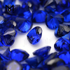 Coeur Gemmes taillées à la machine 6x6mm Synthétique 112# Saphir bleu spinelle