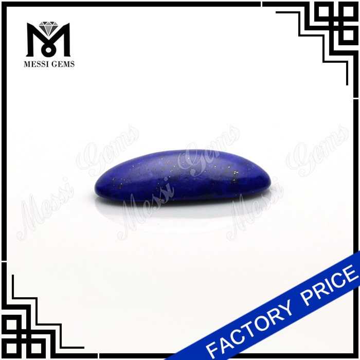 perle cabochon ovale pour bijoux naturel précieux Lapis lazuli