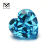 Coeur de gros en vrac coupe 10x10mm pierre de zircone cubique Aqua