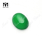 Forme ovale en gros 12*16mm agate naturelle d\'onyx vert pour bijoux