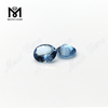 Synthétique 10x12mm coupe ovale 106 # pierre de spinelle bleue prix des pierres précieuses de spinelle synthétique