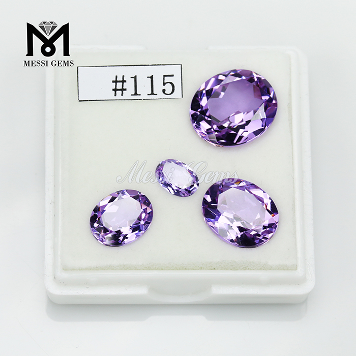 Changement de couleur 115 # Nanosital Gemstone Oval Cut 12 x 14 mm Russie Nanosital Stone