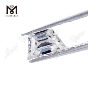 Prix ​​de gros coupe trapézoïdale synthétique lâche VVS diamant Moissanite blanc
