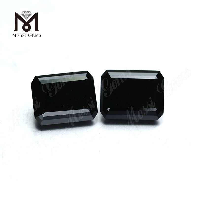 10 * 14mm OCT Cut Black moissanite en vrac chine fabricant de pierre en vrac